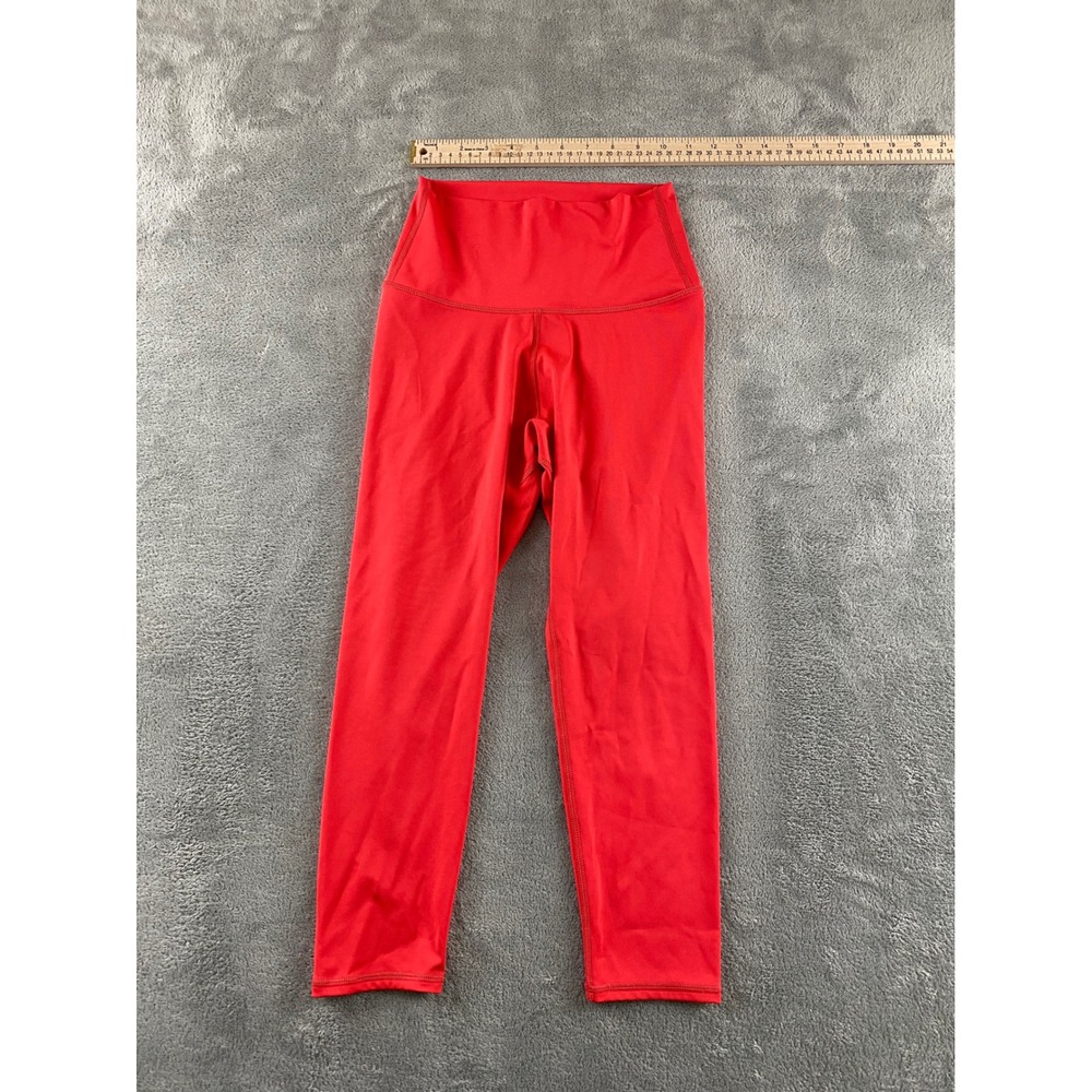 Papaya Active Womens Red High Waisted Cropped Leggings Size S PP5120 Athletic - Picture 7 of 16